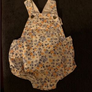 Floral Kids Overalls